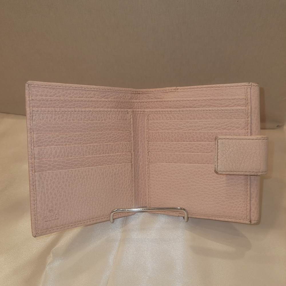 GUCCI interlocking GG bi-fold wallet pink - Picture 6 of 9